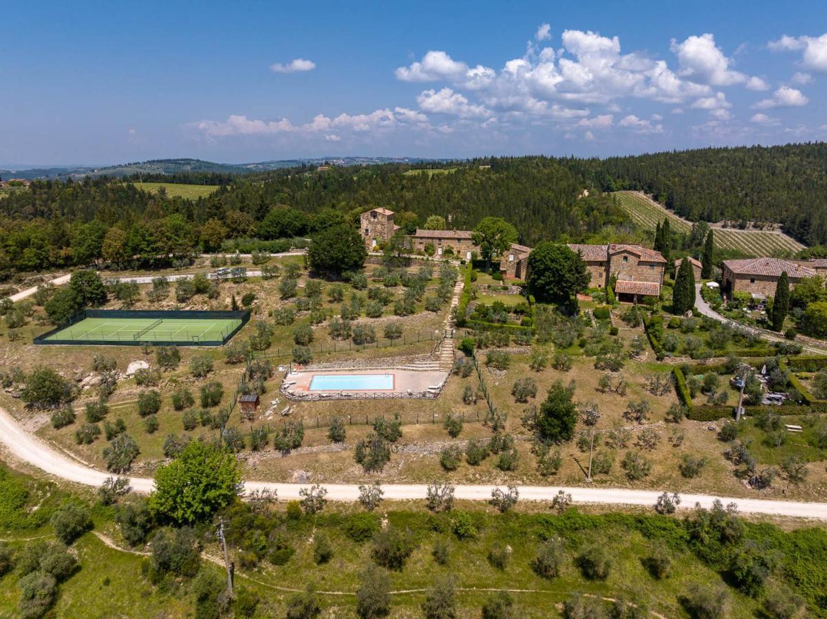 Borgo Nel Chianti Istrice Con Piscina Tennis E Wifi Castellina in Chianti Exteriör bild